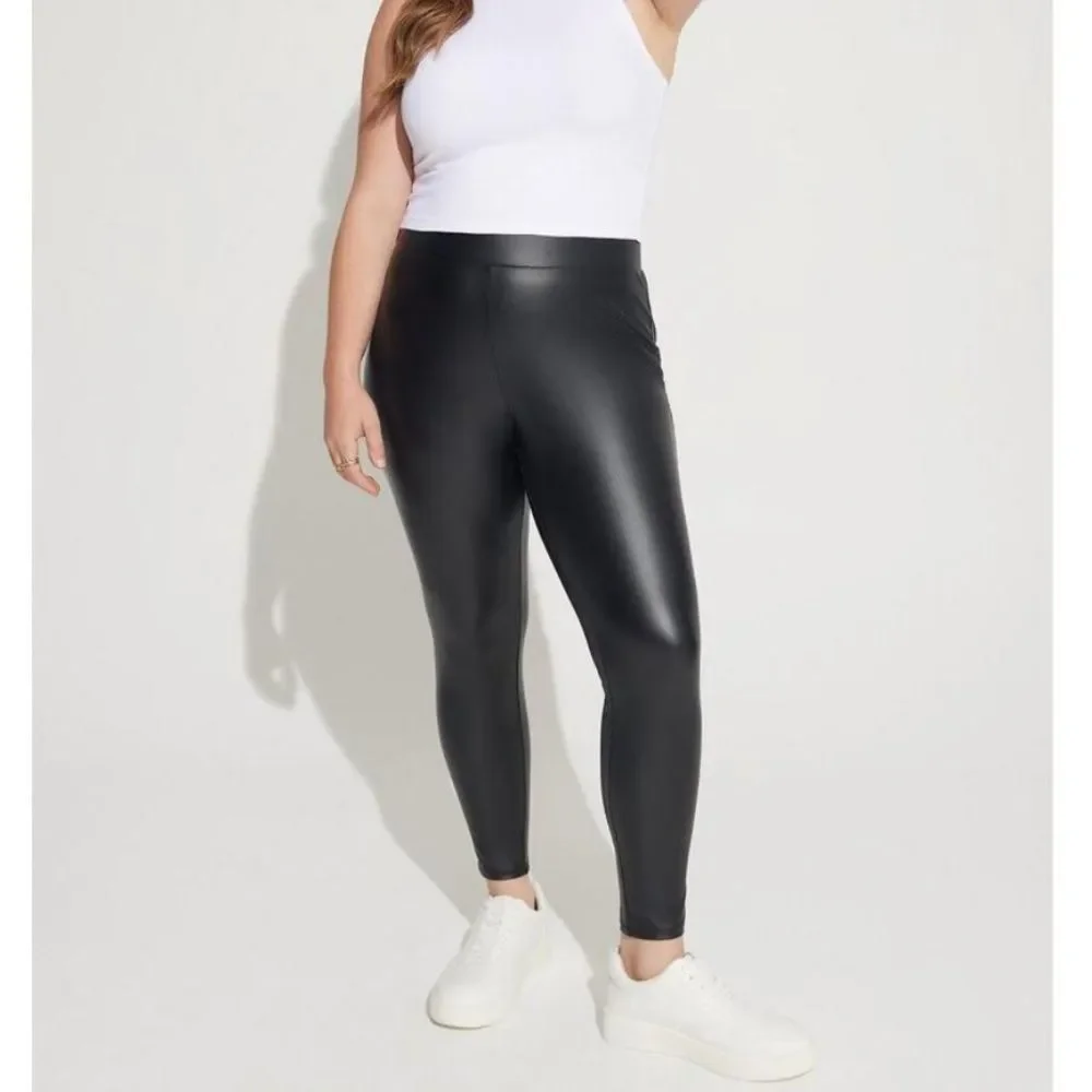 Torrid Full Length Signature Waist Faux Leather Legging 2X
